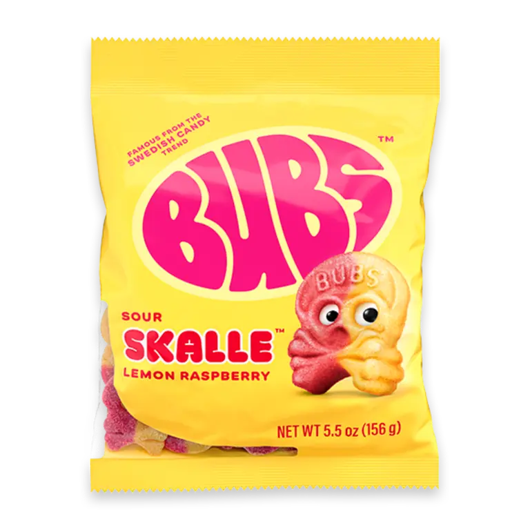 Sour Skalle Lemon Raspberry