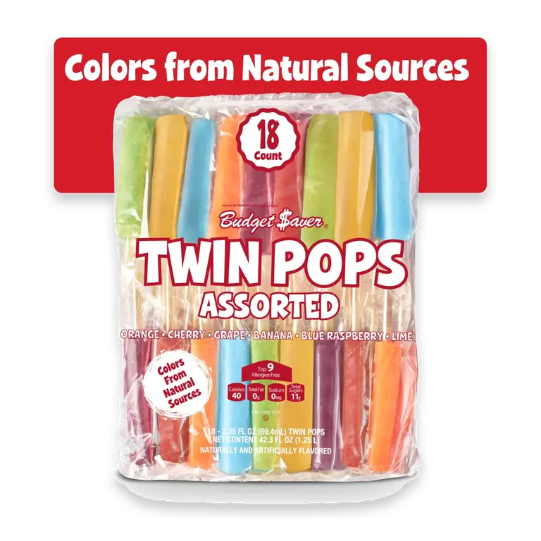 Budget $aver Assorted Twin Pops