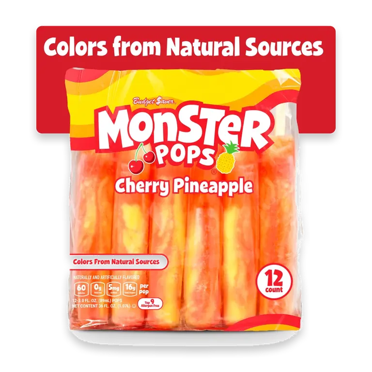 Budget $aver Cherry Pineapple Monster Pop