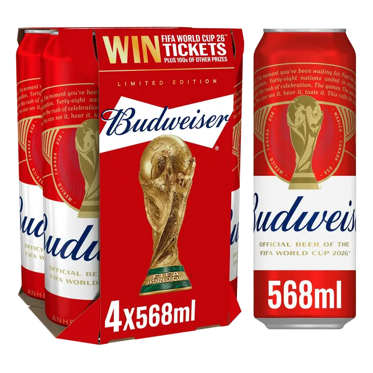 Lager Beer Pint Cans 4x568ml