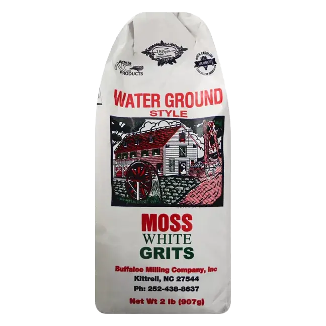 Grits, Moss White, Water Ground Style
