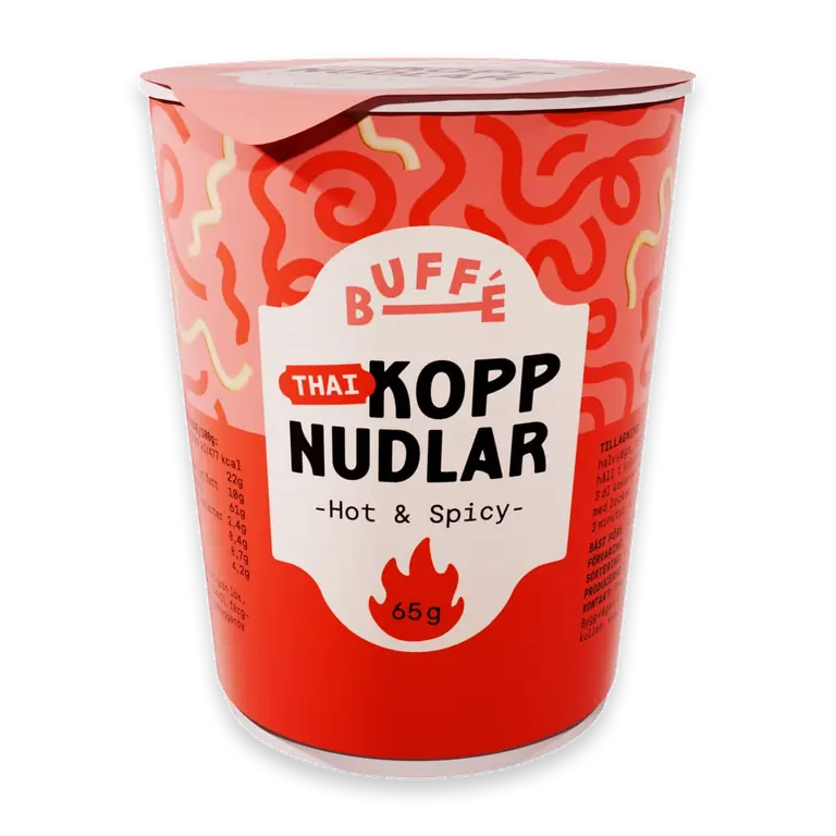 Koppnudlar Hot & spicy