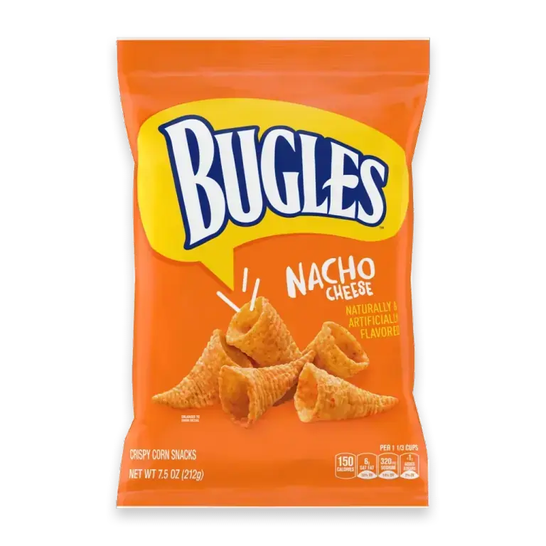 Nacho Cheese Crispy Corn Snacks