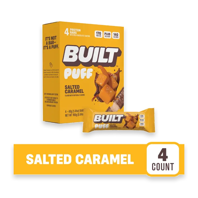Puff Salted Caramel Protein Bars