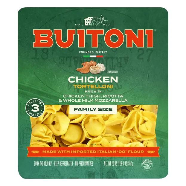 Chicken Tortelloni Pasta Family Size Fresh
