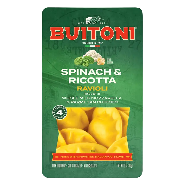 Spinach & Ricotta Ravioli Pasta Fresh