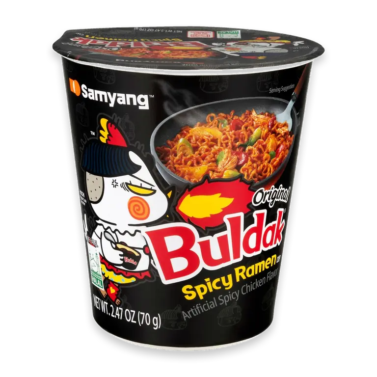 Samyang Buldak Spicy Chicken Flavored Stir-Fried Ramen Cup