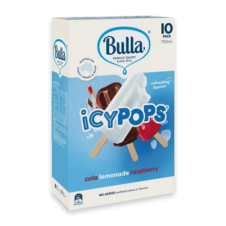 Icy Pops Lemonade Raspberry & Cola