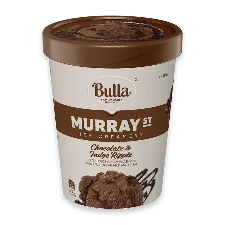 Bulla Murray Chocolate Fudge Ripple Ice Cream
