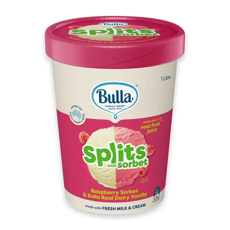 Splits Sorbet Tub Raspberry