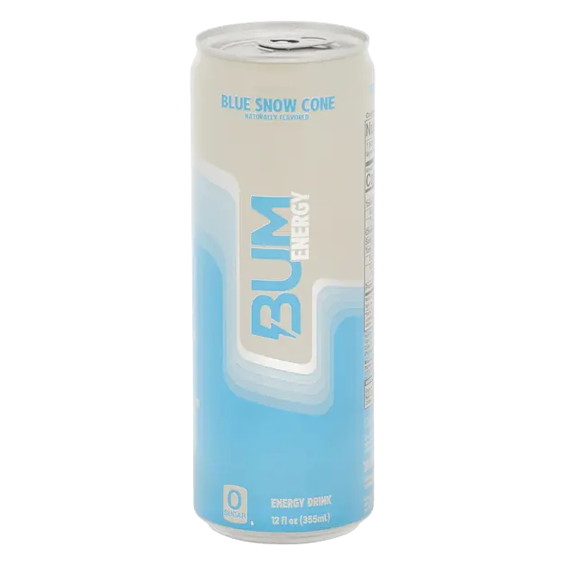 Bum Blue Snow Cone Energy Drink
