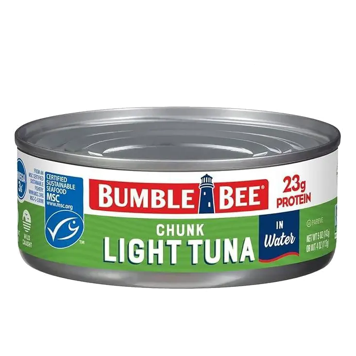 Bumble Bee Chunk Light Tuna in Water, 5oz: Wild Caught, Gluten-Free