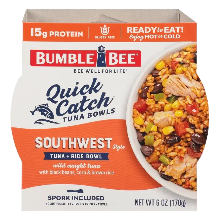 Bumble Bee Quick Catch Southwest Rice Tuna Bowl, 6oz