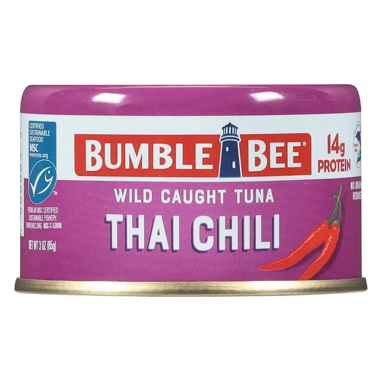 Bumble Bee Thai Chili Wild Caught Light Tuna Chunks, 3oz