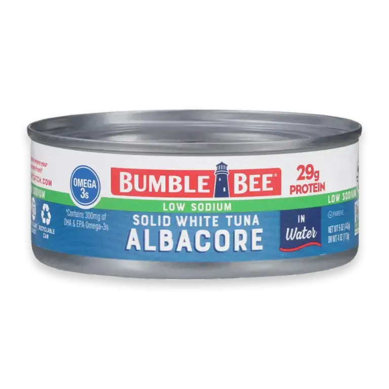 Low Salt Solid White Albacore in Water Can