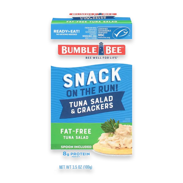 Snack on the Run Fat-Free Tuna Salad with Wheat Crackers Kit