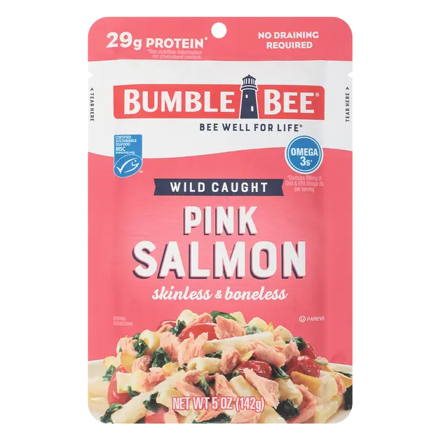 Wild-Caught Pink Salmon Skinless & Boneless