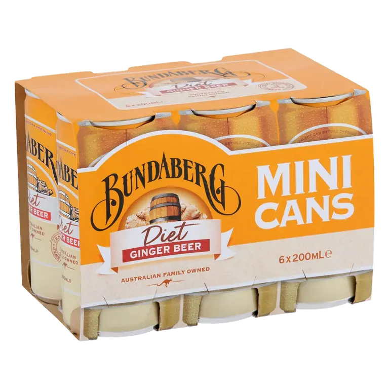Diet Ginger Beer Mini Cans