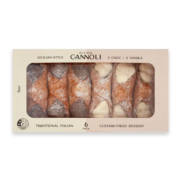 Chocolate & Vanilla Cannoli