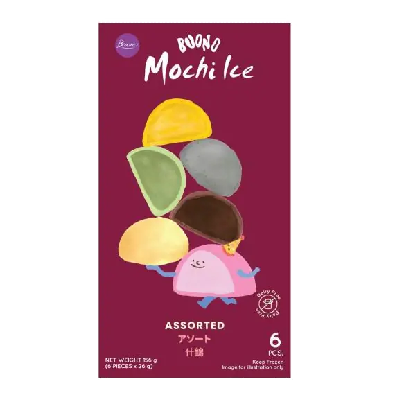 Mochi Ice Assorted Delights 6 Pack