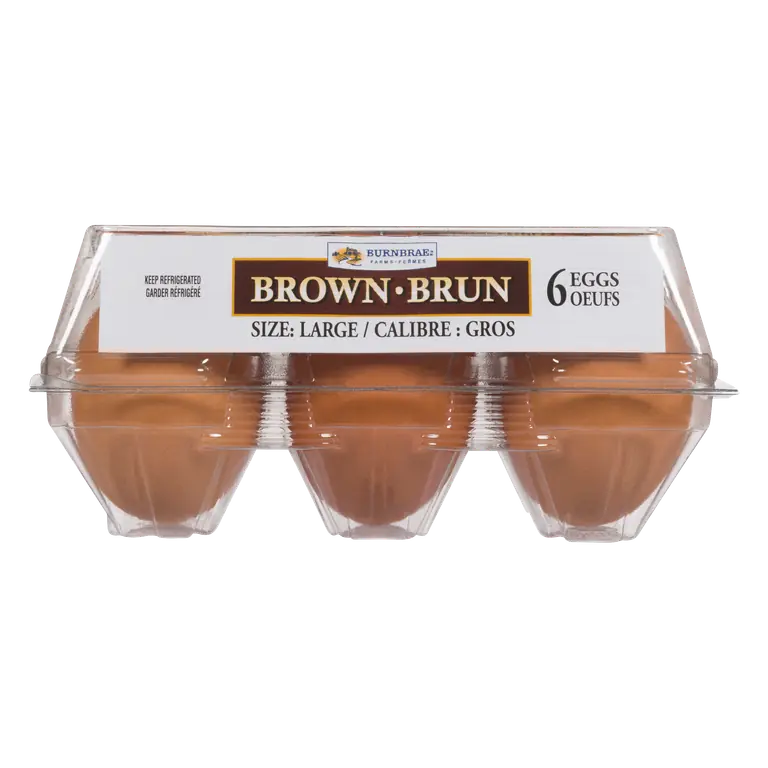 Large Brown Eggs 6 EA