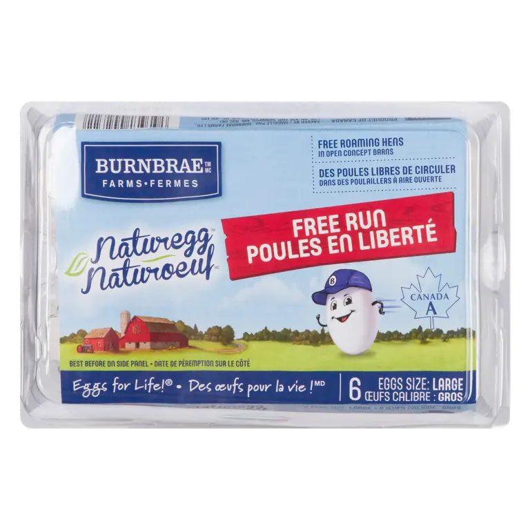 Naturegg Eggs Free Run Grade A Large 6 Count