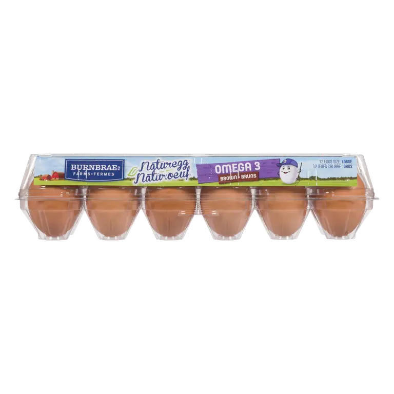 Naturegg Omega 3 Brown Eggs Large 12 Count