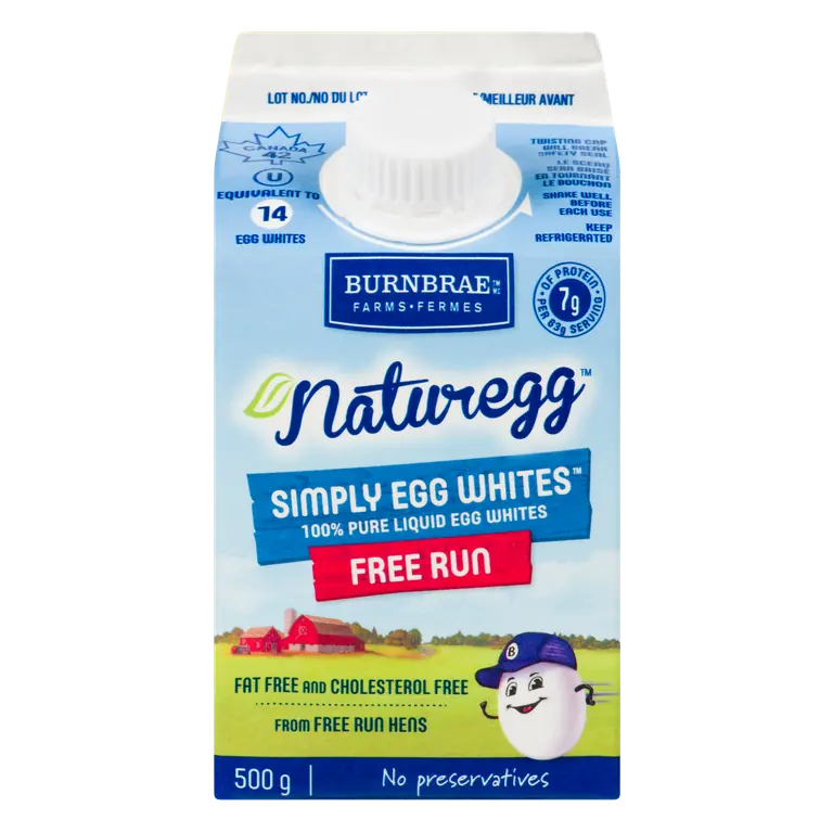 Naturegg Simply Egg Whites Free Run 500 g