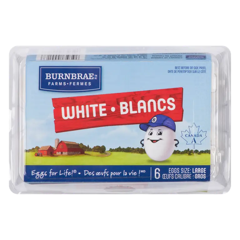 White Eggs Large 6 Count