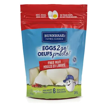 EGGS2go! Hard Boiled Peeled Eggs 6 Count 264 g