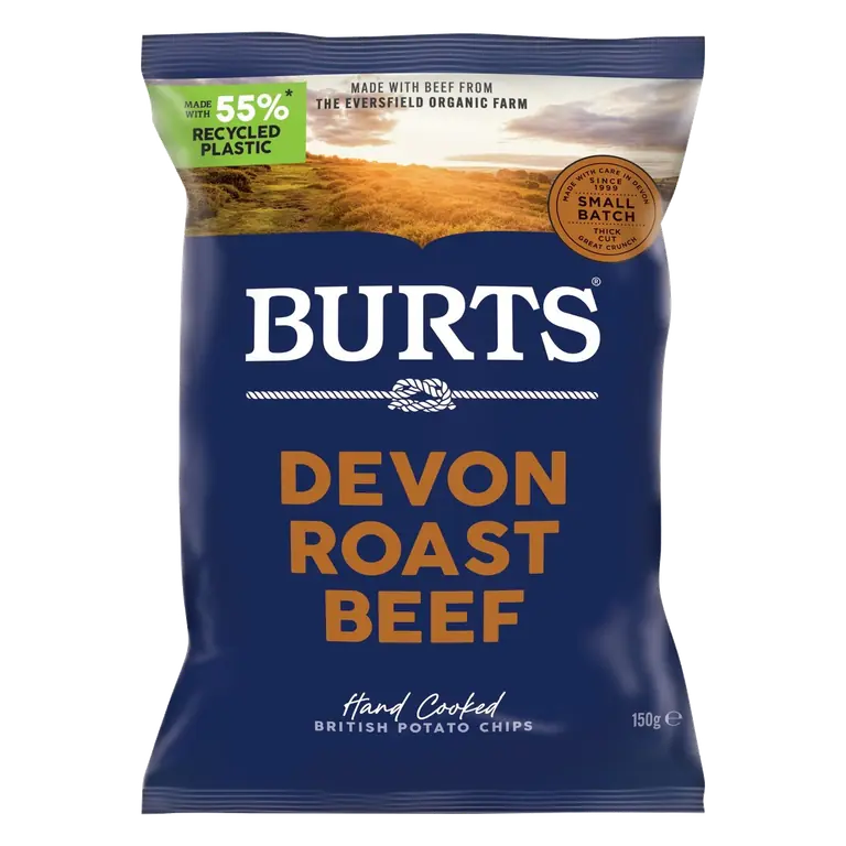 Burts Handcooked Crisps Devon Roast Beef