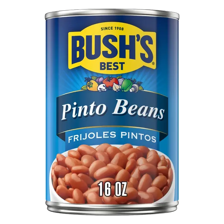 Bush's Pinto Beans, 16oz: Fat Free, Gluten-Free, No Added Sugar