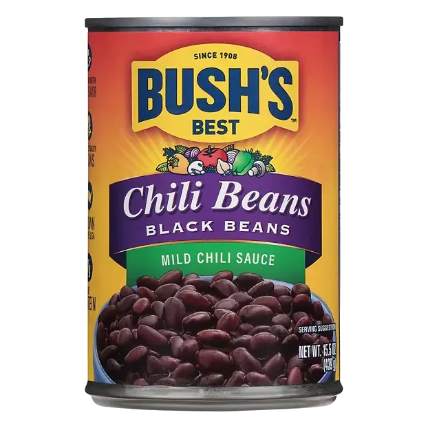 Black Beans Mild Chili Sauce Chili Beans
