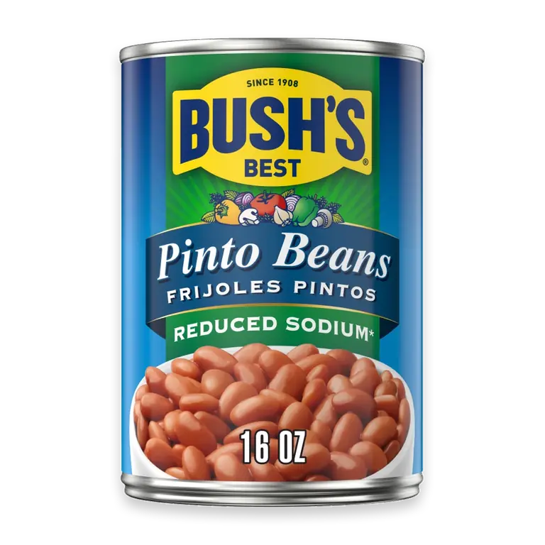 Bush's Reduced Sodium Pinto Beans 16 oz