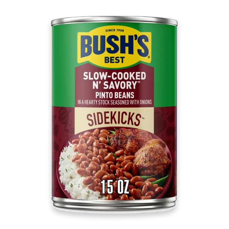 Bush's Sidekicks Slow-Cooked N' Savory Pinto Beans 15 oz