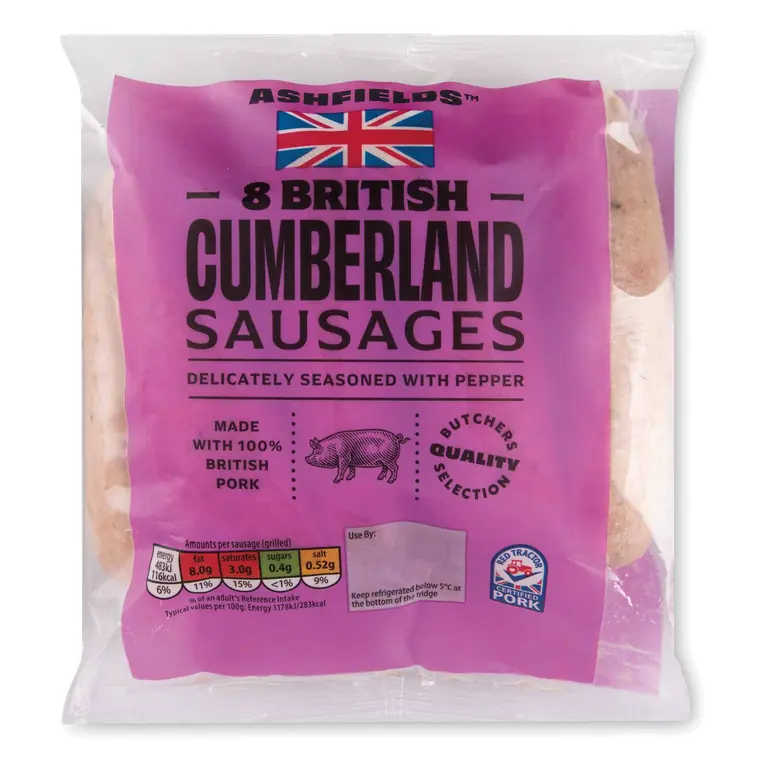 Cumberland Sausages 8 Pack