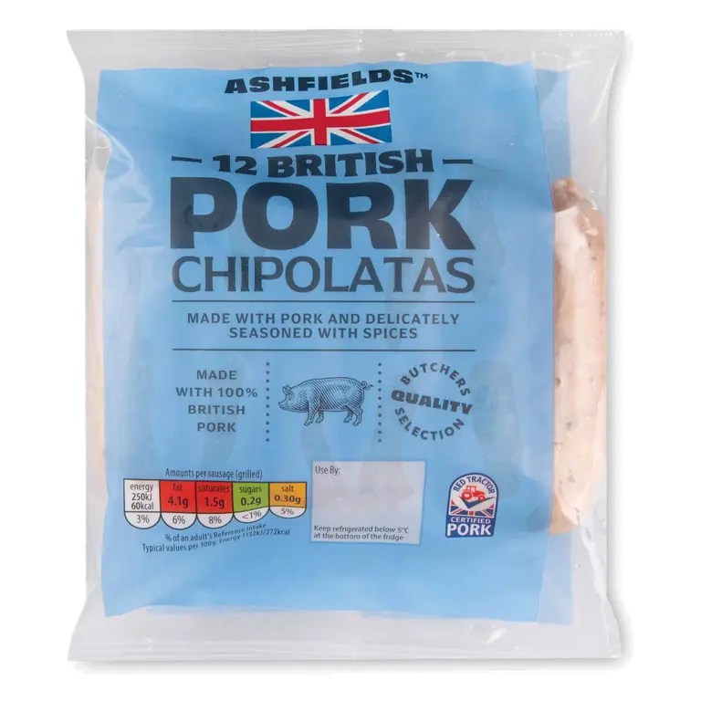 Pork Chipolatas 12 Pack