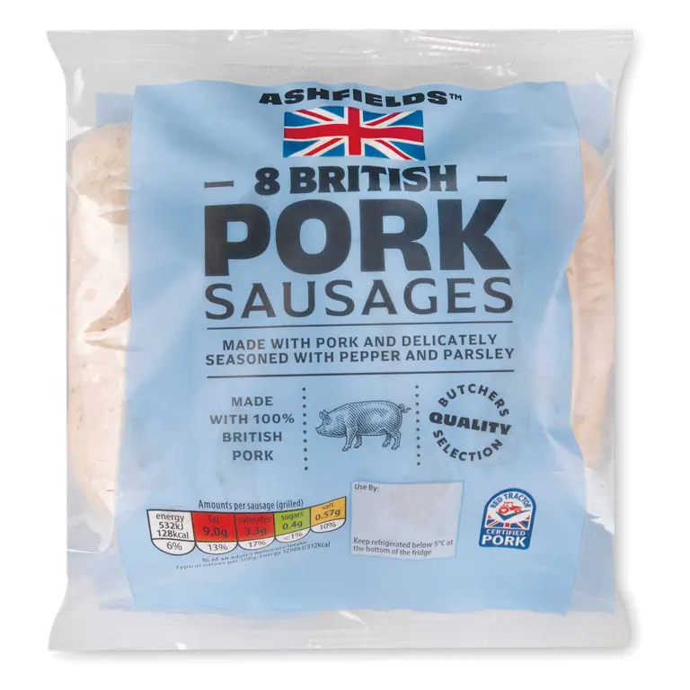 Pork Sausages 8 Pack