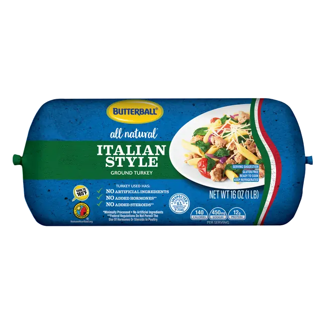 All Natural Italian Style Ground Turkey