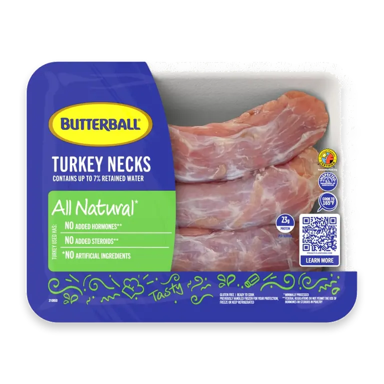 All Natural Lean Turkey Necks Tray