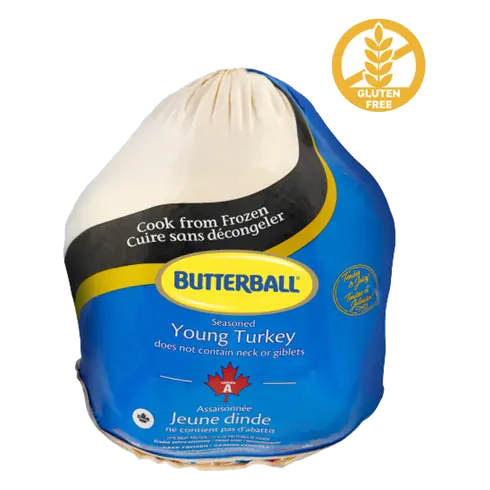 Gluten Free Frozen Turkey Seasoned
