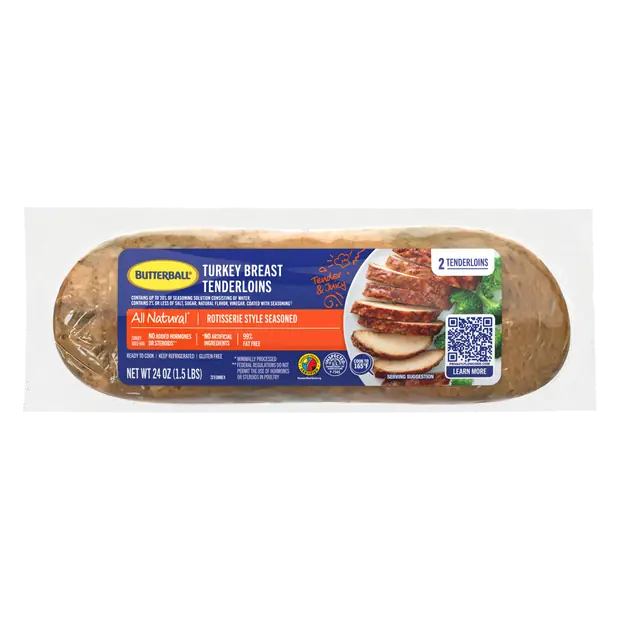 Turkey Breast Tenderloins with Rotisserie Style Seasoning