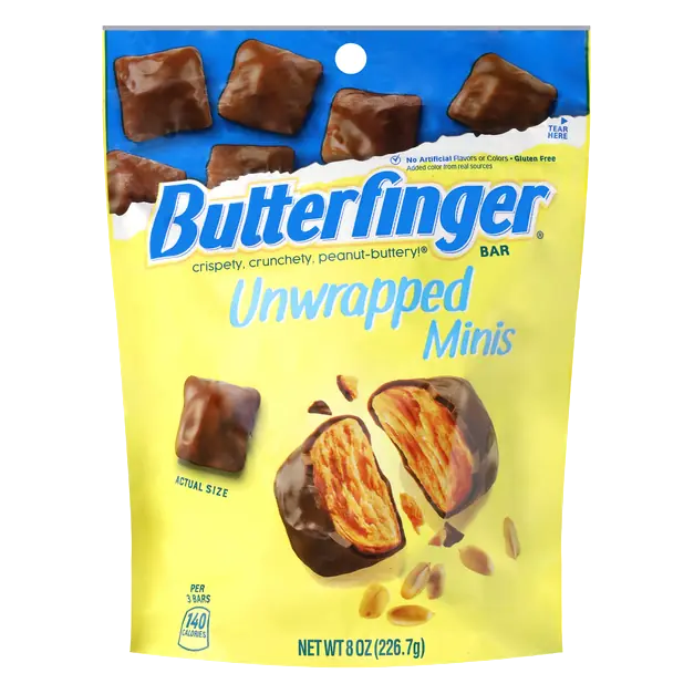 Bar Unwrapped Minis Chocolate Candy