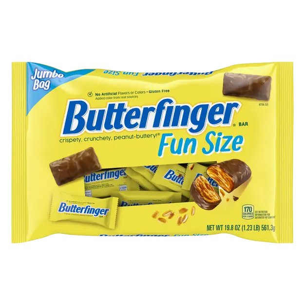 Milk Chocolate Peanut Butter Candy Bars Fun Size Jumbo Bag