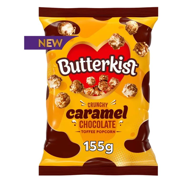 Caramel Chocolate Flavoured Toffee Popcorn 155g