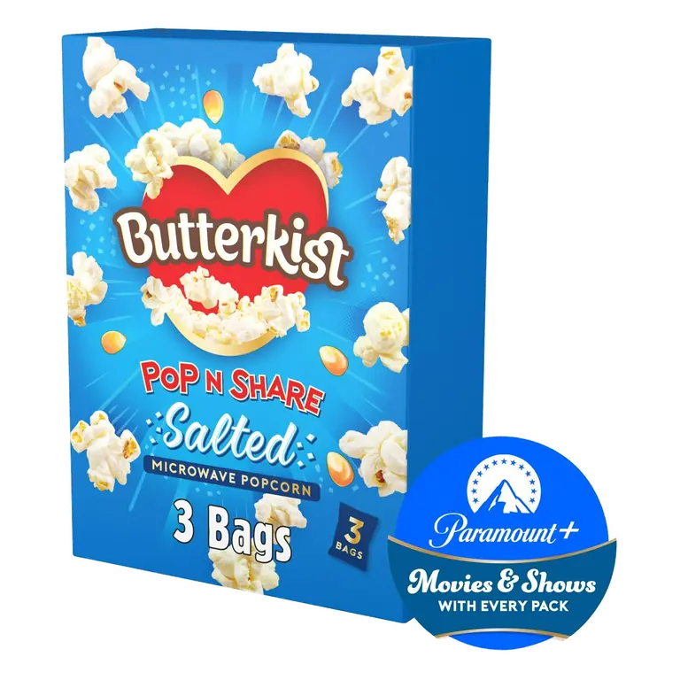 Microwave Popcorn Salted 3x60g