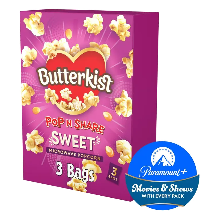 Sweet Microwave Popcorn x3 60g