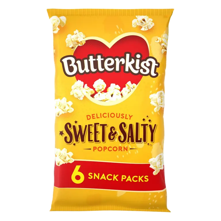 Sweet & Salty Popcorn 6 x 12g
