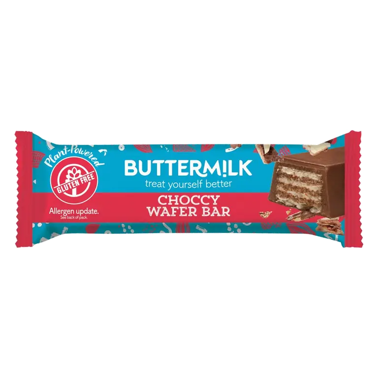 Plant Powered Gluten Free Vegan Wafer Choc Bar