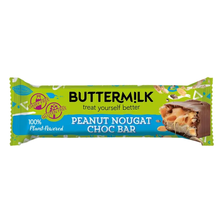 Plant Powered Peanut Nougat Caramel Snack Bar 50g